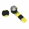 Karmas Silicone Hand Smoking Pipe Yellow Black