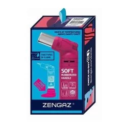 Zengaz ZT68 Dual Flame Burner Jet Lighter Pink 13 Zengaz ZT68 Dual Flame Burner Jet Lighter Pink -Hookah Equipment Store Lig130 Zengaze ZT68 dual flame burner jet lighter pink box 1