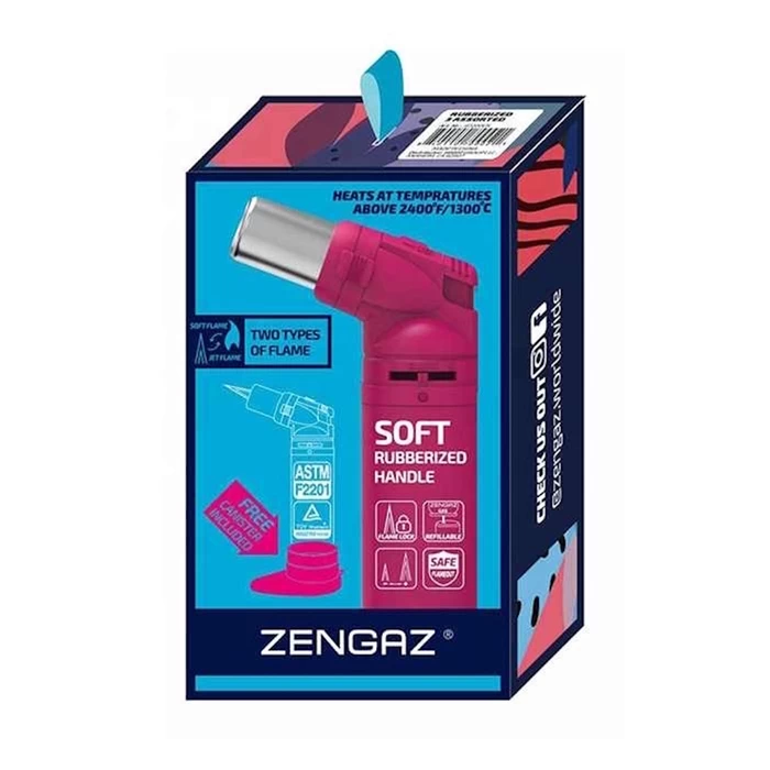 Zengaz ZT68 Dual Flame Burner Jet Lighter Pink 7 Zengaz ZT68 Dual Flame Burner Jet Lighter Pink - Image 7
