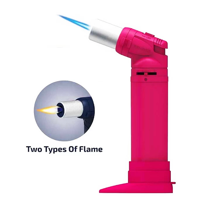 Zengaz ZT68 Dual Flame Burner Jet Lighter Pink 1 Zengaz ZT68 Dual Flame Burner Jet Lighter Pink
