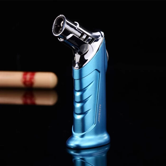 JOBON Lig137 Double Flame Standing Gift Jet Lighter Blue 1 JOBON Lig137 Double Flame Standing Gift Jet Lighter Blue