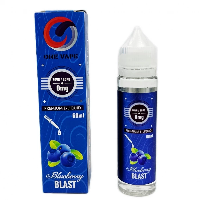 One Vape Premium E_Liquid Nicotine Free 60ml Blueberry Blast 1 One Vape Premium E_Liquid Nicotine Free 60ml Blueberry Blast