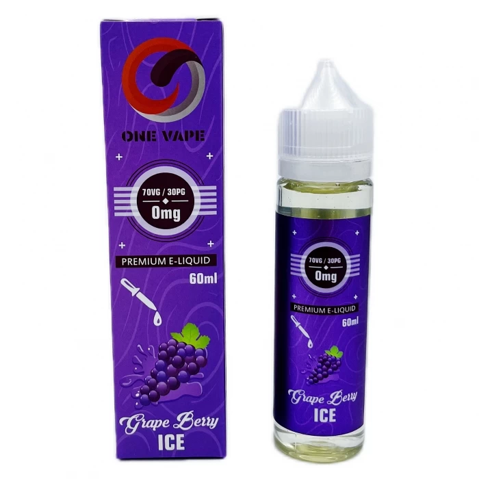 One Vape Premium E_Liquid Nicotine Free 60ml Grape Berry 1 One Vape Premium E_Liquid Nicotine Free 60ml Grape Berry