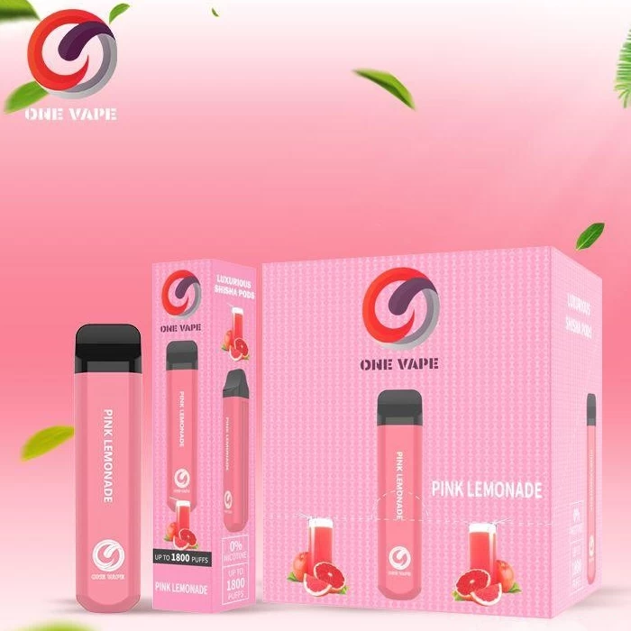 One Vape Luxurious Disposable Vaper Shisha Pods 1800 Puffs Pink Lemonade 1 One Vape Luxurious Disposable Vaper Shisha Pods 1800 Puffs Pink Lemonade