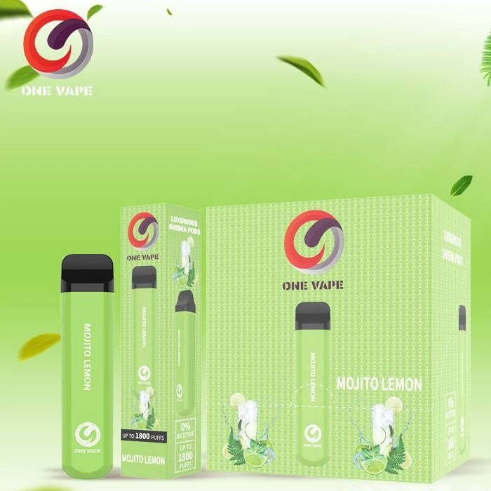 One Vape Luxurious Disposable Vaper Shisha Pods 1800 Puffs Mojito Lemon 1 One Vape Luxurious Disposable Vaper Shisha Pods 1800 Puffs Mojito Lemon