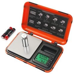Transformer Dual Units Displayer Tough Digital Scales 0.01g_200g Orange