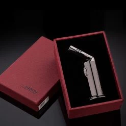Jobon Adjustable Nozzle Angle Desktop Jet Lighter Dark Grey -Hookah Equipment Store RLIG69 Jobon adjustable nozzle angle desktop premium jet lighter dark silver4