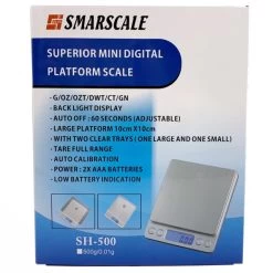 SMARSCALE Superior Platform Digital Scales 0.01g_500g 5 SMARSCALE Superior Platform Digital Scales 0.01g_500g -Hookah Equipment Store SH500 superior mini digital platform scale3