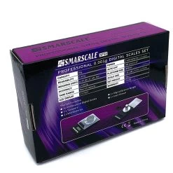 3 Pack Smarscale Professional 0.001g Digital Scales Sets -Hookah Equipment Store SP50 smarscale digital scales set 0.001g 50g back