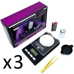 3 Pack Smarscale Professional 0.001g Digital Scales Sets