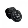 VERSIONI.O Aluminium Alloy Herb Grinder Skull 4 Layers 63mm Black