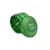 VERSIONI.O Aluminium Alloy Herb Grinder Skull 4 Layers 63mm Green