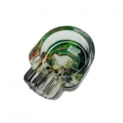 Weed War Thick Glass Skull Shaped Ashtray -Hookah Equipment Store Srg412 4