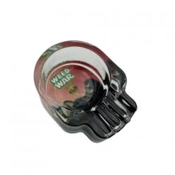 Weed War Thick Glass Skull Shaped Ashtray -Hookah Equipment Store Srg412 5