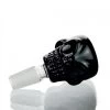 Stone Age Black Skull Glass Cone Piece 14mm