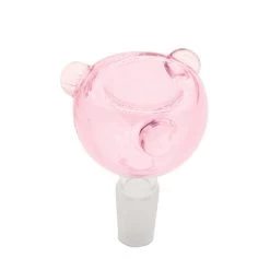 Stone Age Egg Shape Glass Cone Piece Pink 14mm