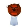 Stone Age Slip Over Glass Cone Amber 14mm