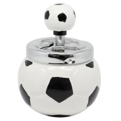 Soccer Ball Ceramic Spinning Ashtray