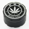 MWP 3Piece Laser Cut Metal Grinder Black Enjoy Life