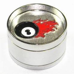 Metal Grinder With Picture 3 Pieces -Hookah Equipment Store TT737 grinder fire