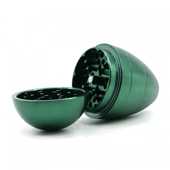 Tumbler Egg Style Herb Aluminium Alloy Grinder 4 Layers D63mm 2 Tumbler Egg Style Herb Aluminium Alloy Grinder 4 Layers D63mm - Image 2