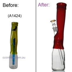 Universal Bonza Glass Stem 17 Universal Bonza Glass Stem -Hookah Equipment Store Universal stem A1424 before after