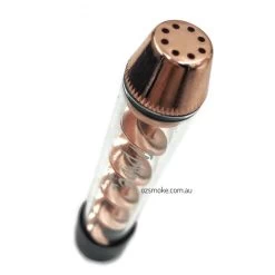 7Pipe Twist Glass Blunt Rose Gold -Hookah Equipment Store V7P 7pipe rosegold 2