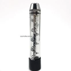 7Pipe Twist Glass Blunt Silver