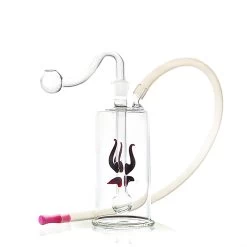Glass Water Pipe With Decoration 12cm -Hookah Equipment Store W4712 water pipe 12cm 2