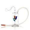 Glass Water Pipe With Decoration 12cm