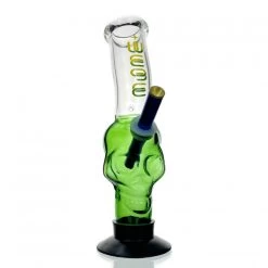 WEGE Skull Gripper Glass Bong Green 28cm