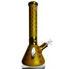 WEGE Golden 7mm Thick Full Glass Beaker Bong 35cm