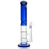 WEGE 3Layer Percolator Ice Catcher Vertical Full Glass Bong Blue 35cm
