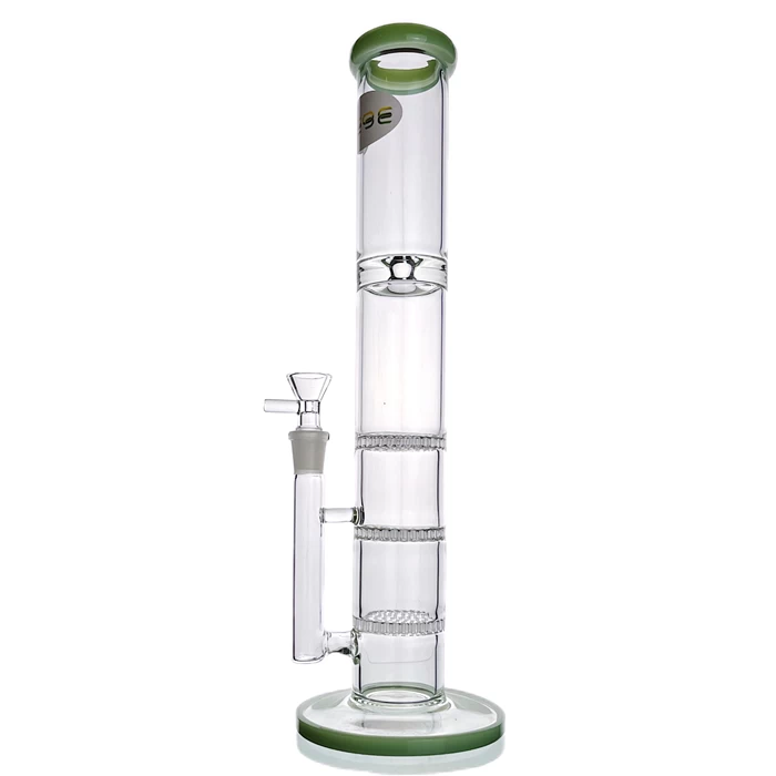 WEGE 3Layer Percolator Ice Catcher Tall Stright Full Glass Bong 38cm 1 WEGE 3Layer Percolator Ice Catcher Tall Stright Full Glass Bong 38cm