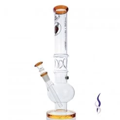 Agung Ice Slider Bubble Full Glass Bong Amber 33cm