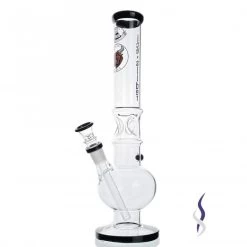 Agung Ice Slider Bubble Full Glass Bong Black 33cm