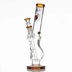 Agung Angry Bull Gripper Full Glass Bong Amber 29cm -Hookah Equipment Store a7119 agung angrybull gripper 700amber1