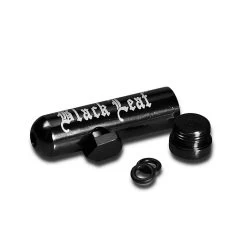 Black Leaf Sniff Bottle Aluminium Snuff Bottle With Dispenser -Hookah Equipment Store black leaf sniff bottle aluminum snuff bottle with dispenser black2