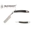 Buckshot Straight Razor Black RBK01BK 14cm
