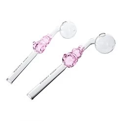 Pink Bunny Sweet Puff Glass Pipe Twin Pack
