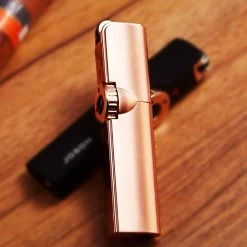 JOBON Flint Lit Slim Jet Lighter Gift Pack Rosegold -Hookah Equipment Store gla14 3