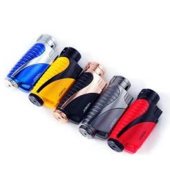 Jobon GLA15 Gift Jet Lighter Triple Flame Red -Hookah Equipment Store gla15 jobon gift jet lighter triple flame 5colors 4