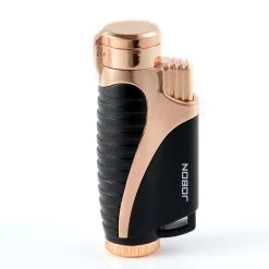 Jobon GLA15 Gift Jet Lighter Triple Flame Gold