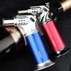 Jobon GLA25 Standing Jet Torch Lighter Blue -Hookah Equipment Store gla25 jobon standing jet torch lighter twin