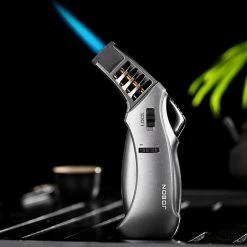 Jobon GLA28 Strong Flame Jet Lighter Gold -Hookah Equipment Store gla28 jobon strong flame jet lighter flame 2