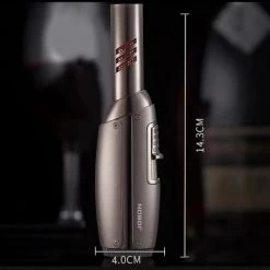 Jobon GLA40 Adjustable Nozzle Gift Jet Torch Lighter Red -Hookah Equipment Store gla40