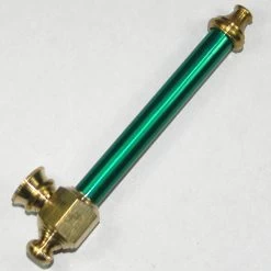 Aluminium Metal Spike Dry Pipe Large -Hookah Equipment Store headlargegreen
