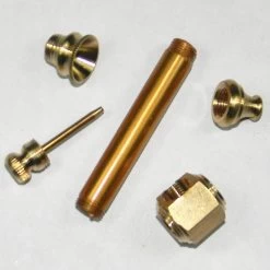 Aluminium Metal Spike Dry Pipe Medium 9 Aluminium Metal Spike Dry Pipe Medium -Hookah Equipment Store headmediumdetalgold