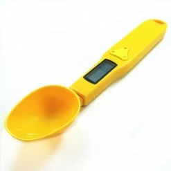 Innovative LCD Display Kitchen Spoon Digital Scale 0.1g_500g Yellow