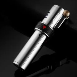 Jobon Butane Triple Flame Flint Jet Lighter Sliver